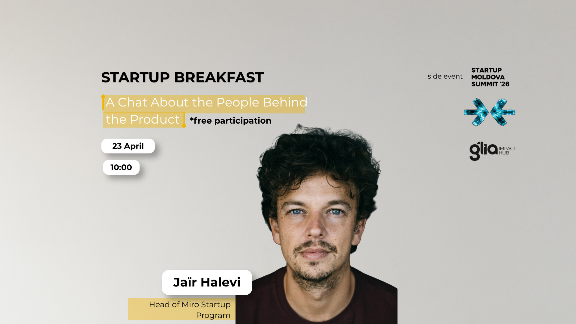 Startup Culture Talk with Jaïr Halevi